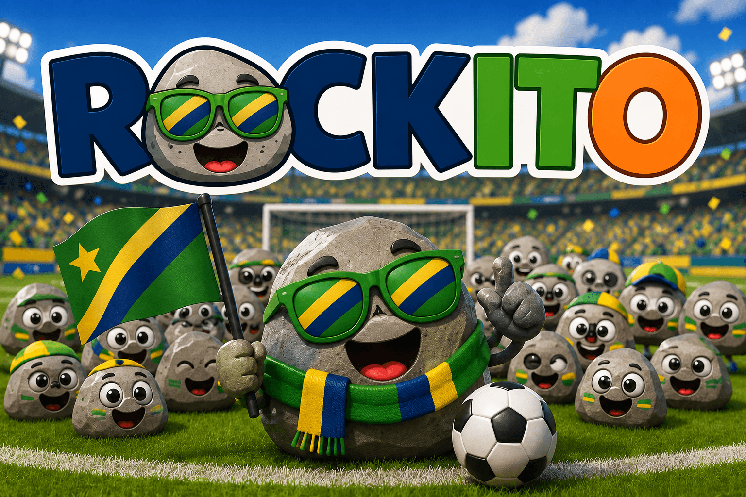 Turma de Pedritas ROCKITO em clima de torcida